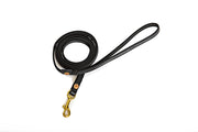 Basic Dog Leash, Small Dogs < 25 lbs, 6 foot Brown - RuffGrip Dog Leashes - 1