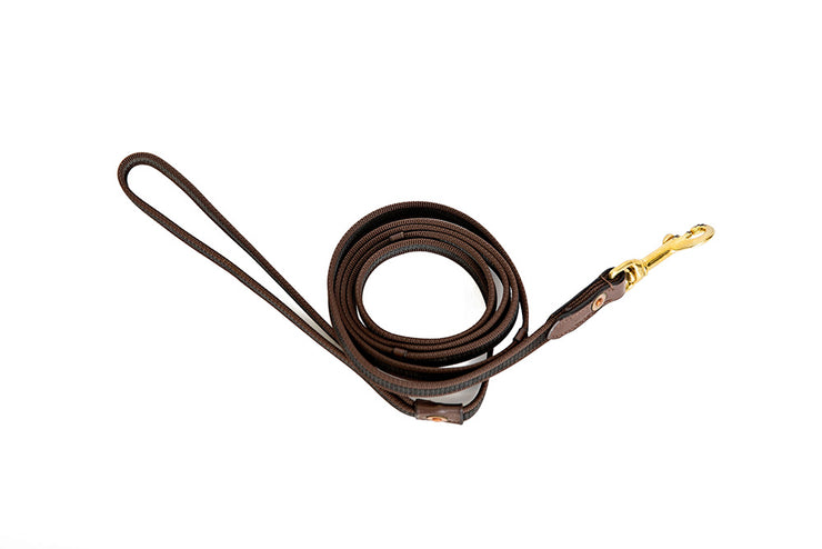 Basic Dog Leash, Large Dogs > 49 lbs. 3 foot / Brown - RuffGrip Dog Leashes – 1